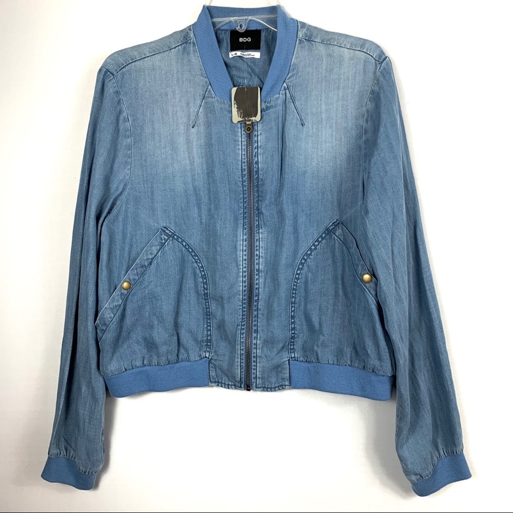 NWT BDG Zip up Denim Jacket